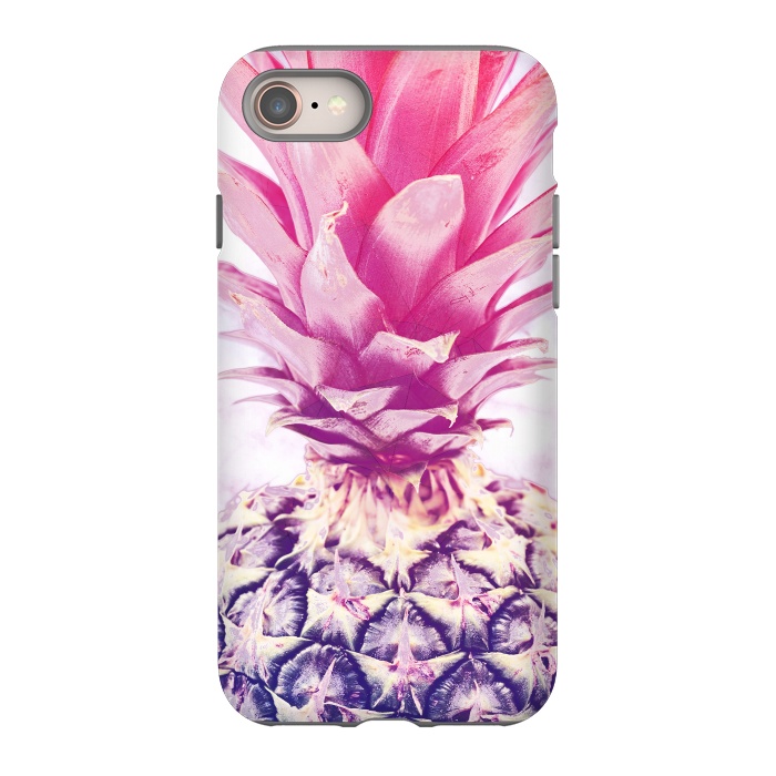 iPhone 8 StrongFit Pink pineapple by Oana 