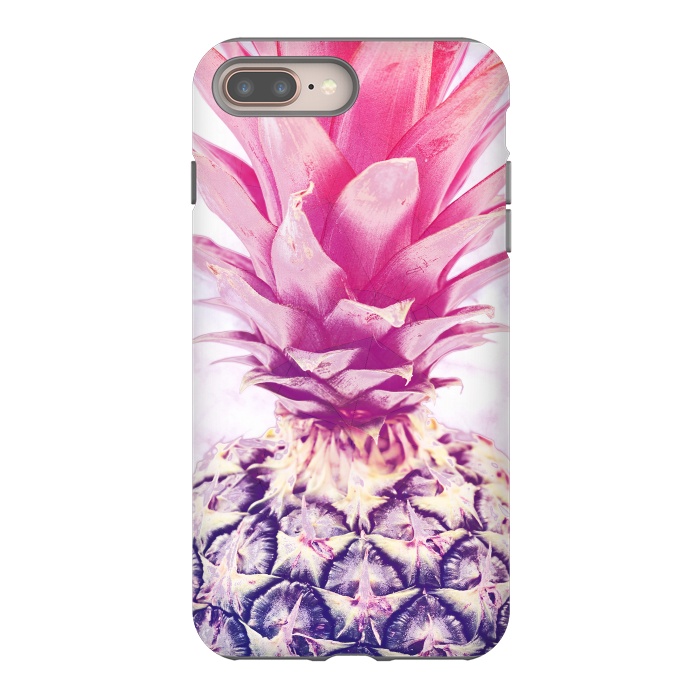 iPhone 8 plus StrongFit Pink pineapple by Oana 