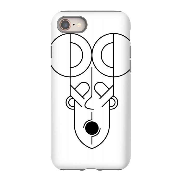 iPhone 8 StrongFit aztec human face by TMSarts