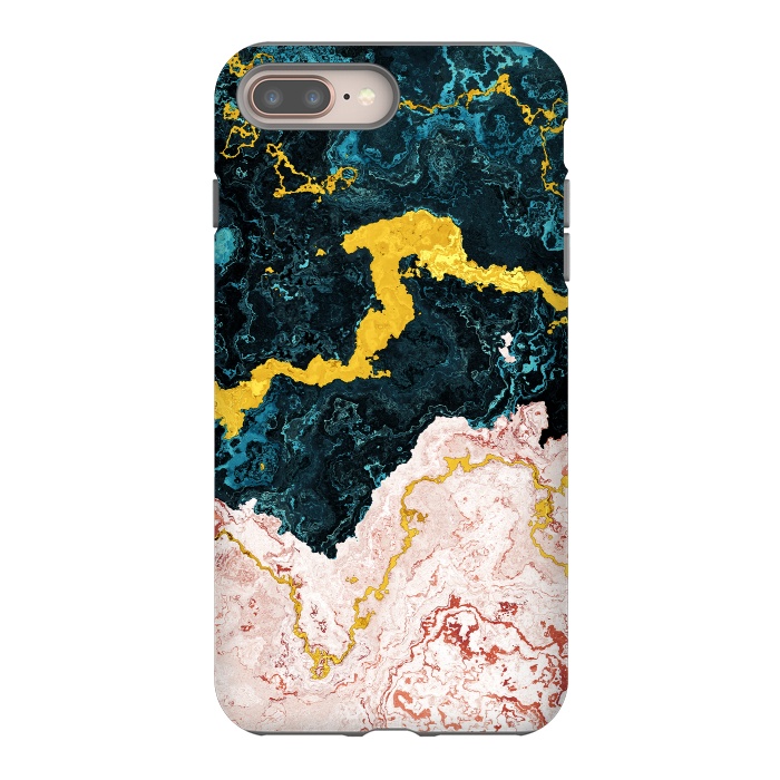 iPhone 8 plus StrongFit Abstract Marble VI by Art Design Works