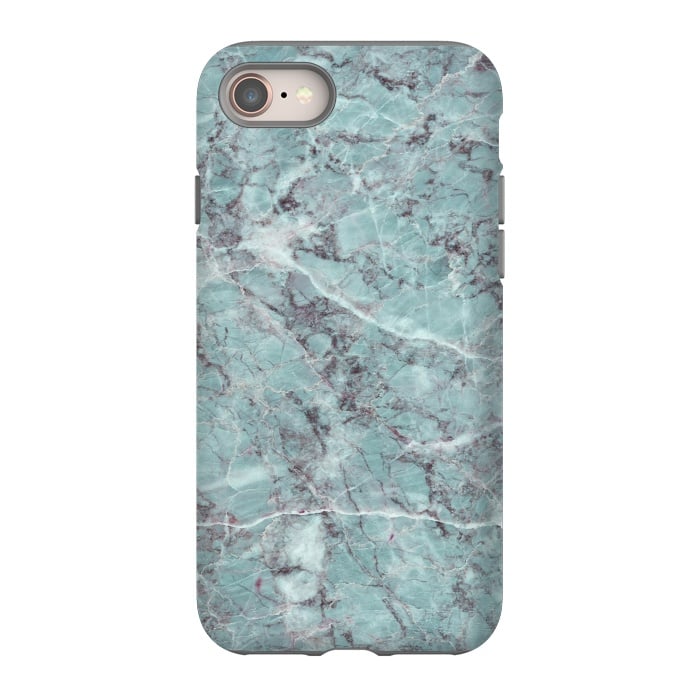 iPhone 8 StrongFit Teal Marble by amini54
