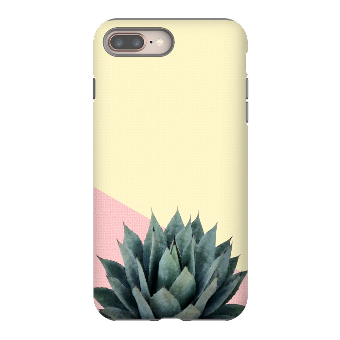 iPhone 8 plus StrongFit  Agave Plant on Lemon and Pink Wall by amini54