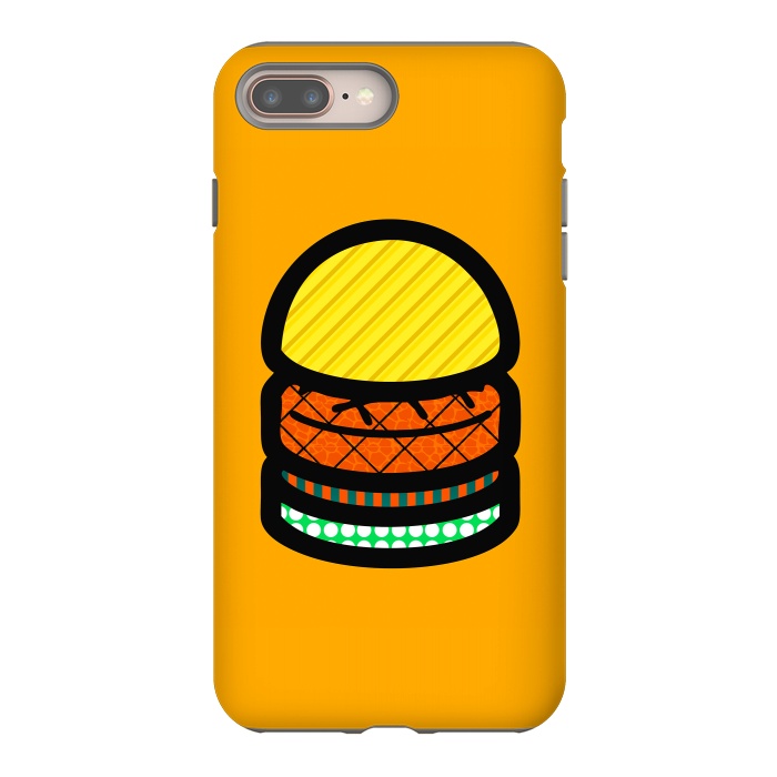 iPhone 8 plus StrongFit Burger by Carlos Maciel