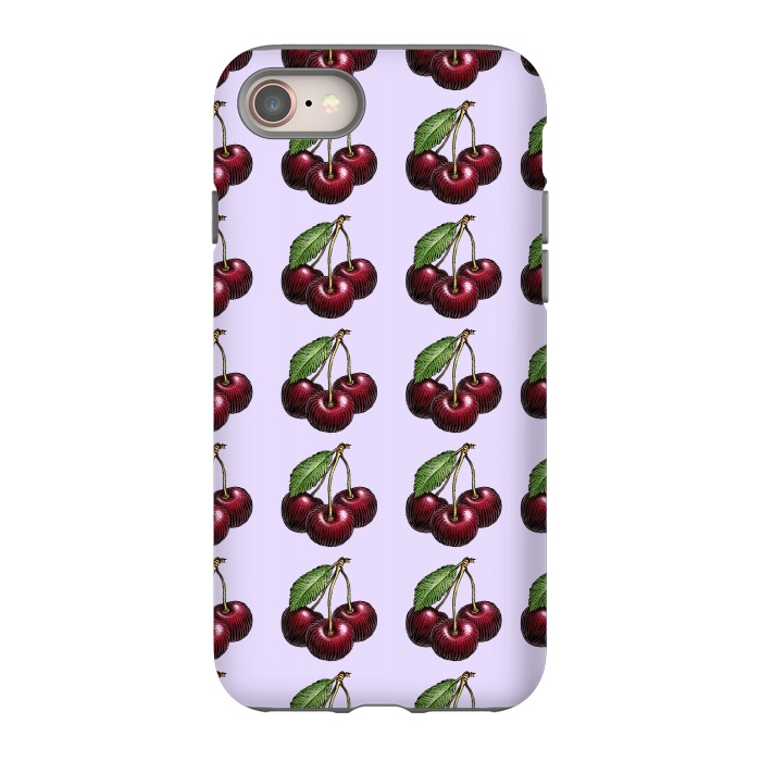 iPhone 8 StrongFit Cherries by Carlos Maciel