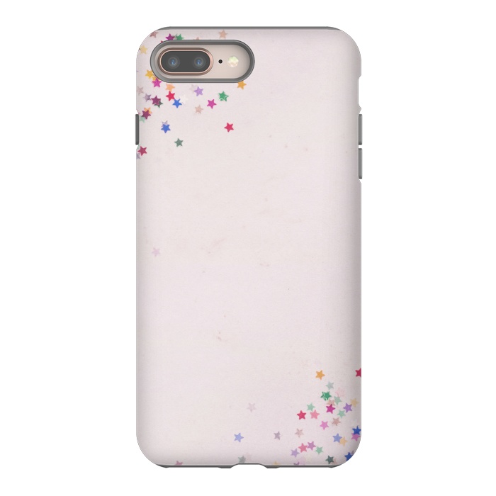 iPhone 8 plus StrongFit MULTICOLOUR STAR GLITTER by MALLIKA