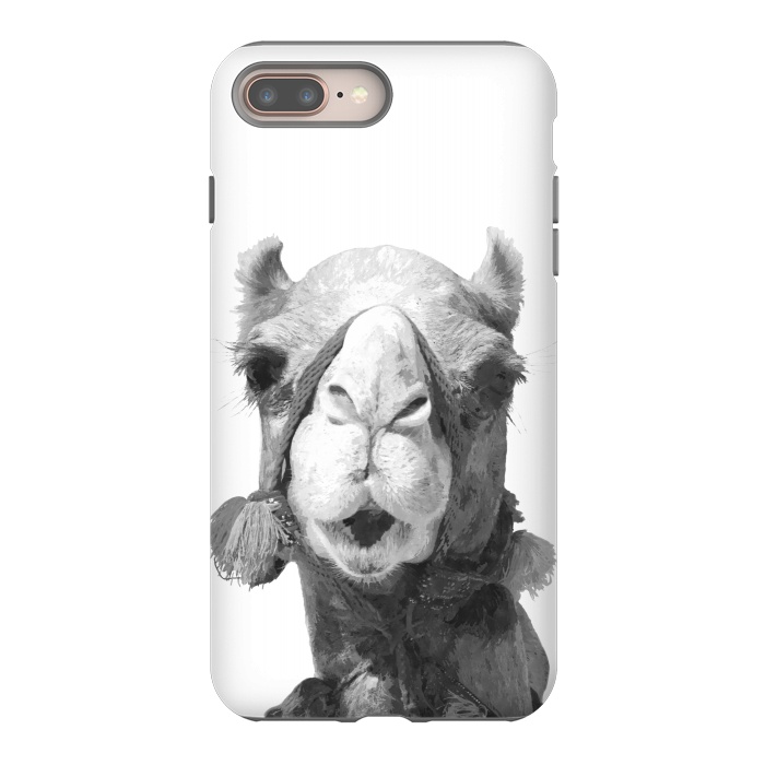 iPhone 8 plus StrongFit Black and White Camel by Alemi