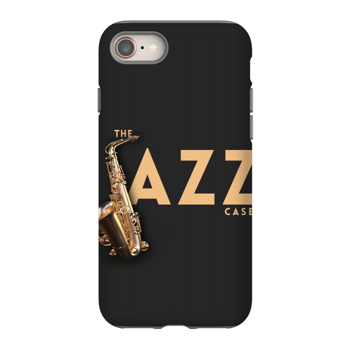 iPhone 8 StrongFit The Jazz Case by Carlos Maciel