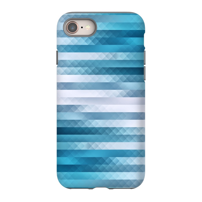 iPhone 8 StrongFit Blue Color Pattern by Art Design Works
