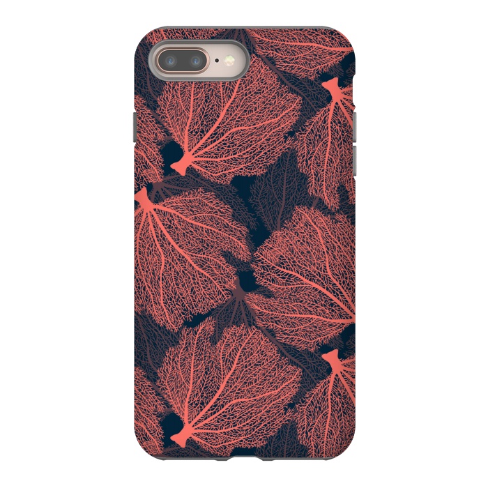iPhone 8 plus StrongFit Fan living colral  by Katerina Kirilova