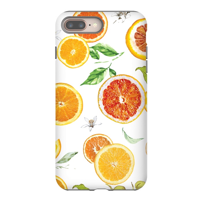 iPhone 8 plus StrongFit Orange slices 2 #pattern #trendy #style by Bledi