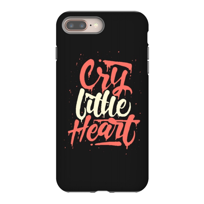 iPhone 8 plus StrongFit cry little heart by cowohigienis