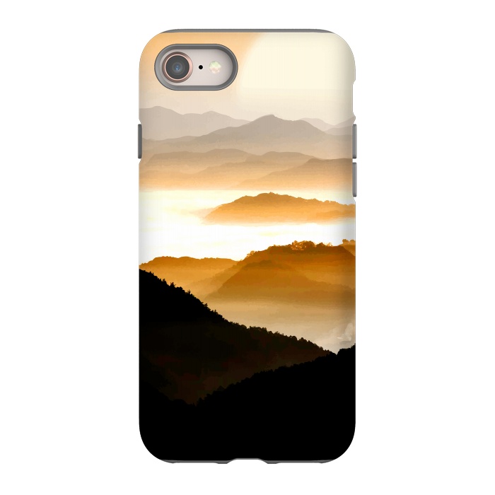 iPhone 8 StrongFit Sunrise Mountain by Creativeaxle