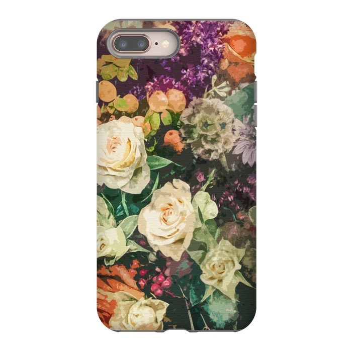 iPhone 8 plus StrongFit Floral Bunch by Creativeaxle