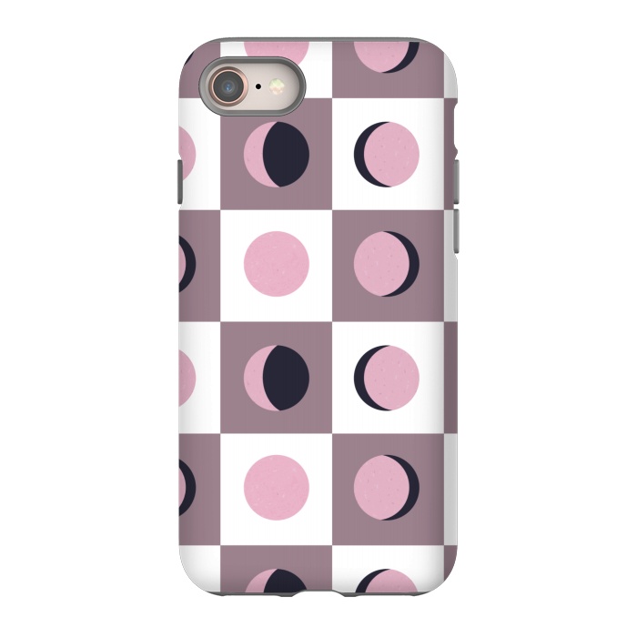 iPhone 8 StrongFit Pink Moons by  Utart
