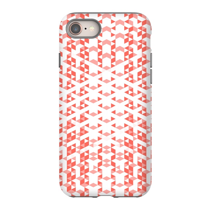 iPhone 8 StrongFit Living Coral Pattern VI by Art Design Works
