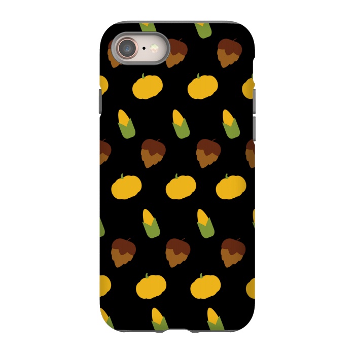 iPhone 8 StrongFit corn pumpkin pattern by MALLIKA