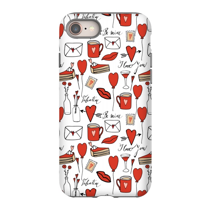 iPhone 8 StrongFit I love you- happy valentines day by  Utart