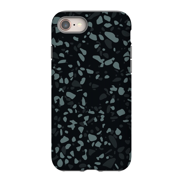 iPhone 8 StrongFit Terrazo Space Grey by Carlos Maciel