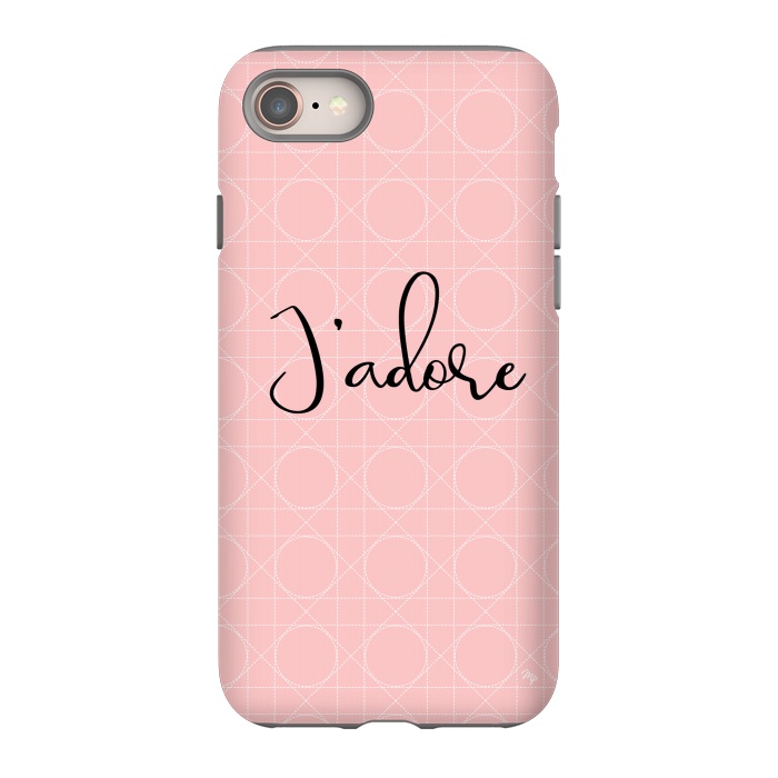 iPhone 8 StrongFit Pink J'adore by Martina
