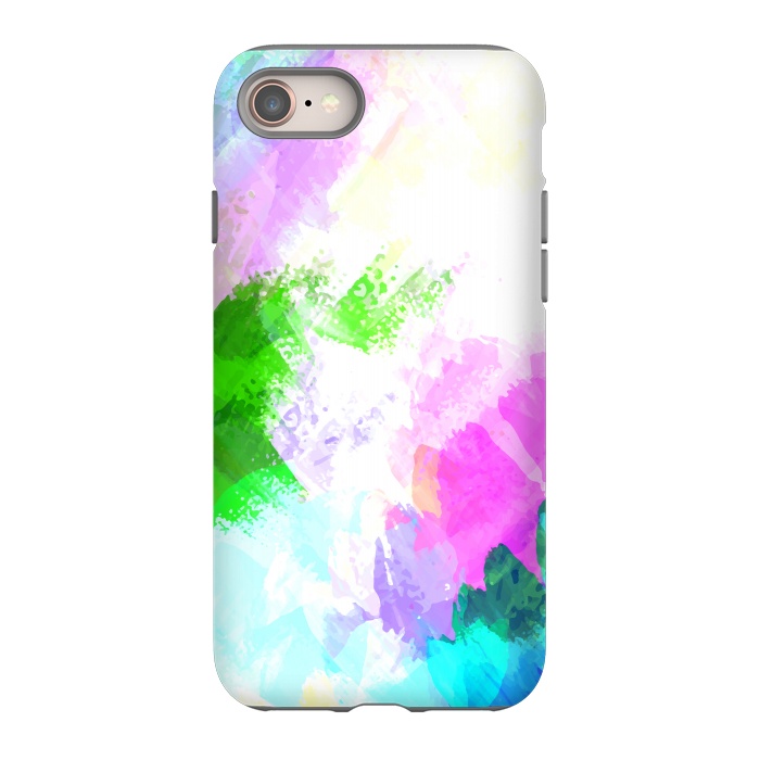 iPhone 8 StrongFit Abstract watercolor paint by Bledi