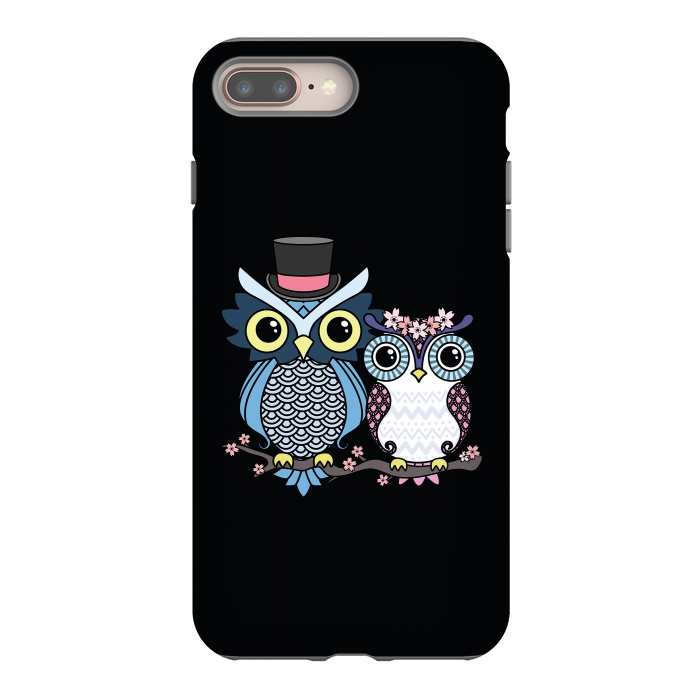 iPhone 8 plus StrongFit Owl love  by Laura Nagel