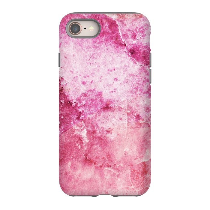 iPhone 8 StrongFit Pink fuchsia elegant marble by Oana 