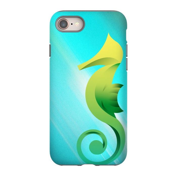 iPhone 8 StrongFit Sea Horse by Carlos Maciel