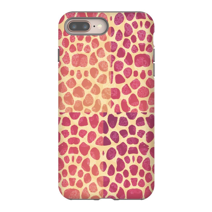 iPhone 8 plus StrongFit Animal Print 002 by Carlos Maciel