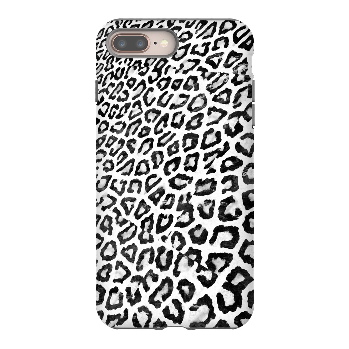 iPhone 8 plus StrongFit Leopard print perspective effect by Oana 
