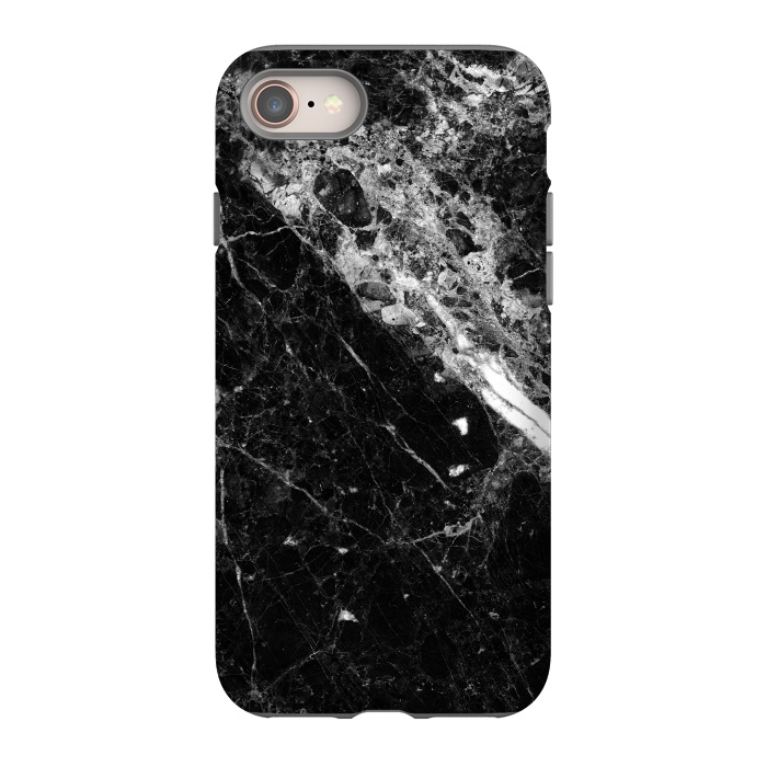 iPhone 8 StrongFit Dark Marble 003 by Carlos Maciel