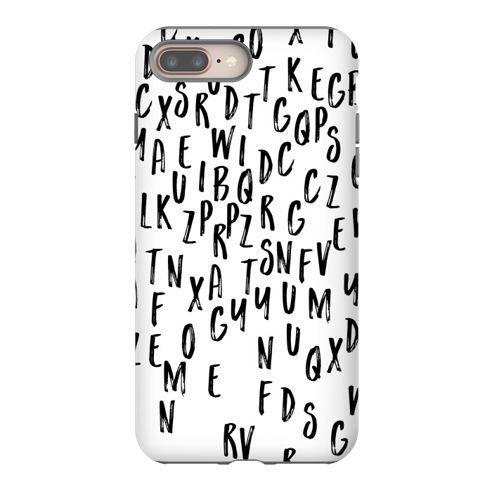 iPhone 8 plus StrongFit Alphabet Letters by Karolina