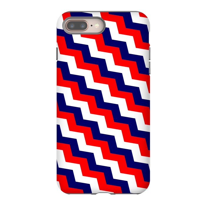 iPhone 8 plus StrongFit Chevron colorful by Dhruv Narelia