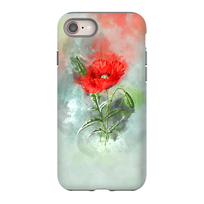 iPhone 8 StrongFit Red Poppy by Creativeaxle