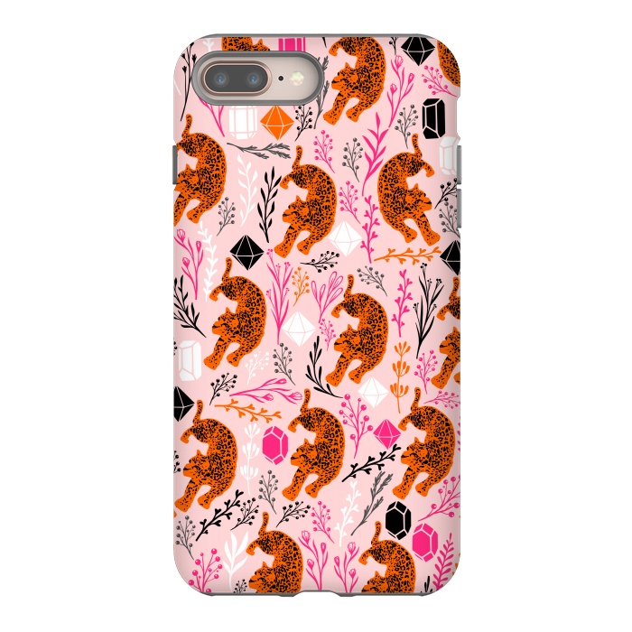 iPhone 8 plus StrongFit Leopard by Karolina