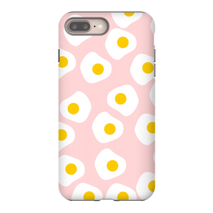 iPhone 8 plus StrongFit Cute Fried Eggs by Karolina
