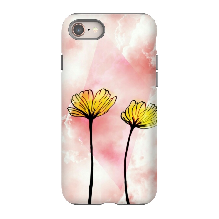 iPhone 8 StrongFit Yellow flowers by CAS