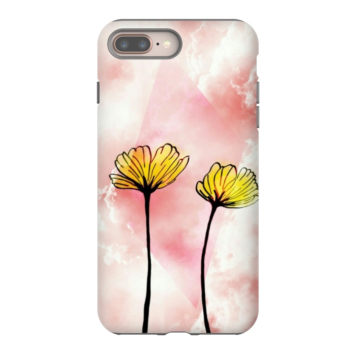 iPhone 8 plus StrongFit Yellow flowers by CAS