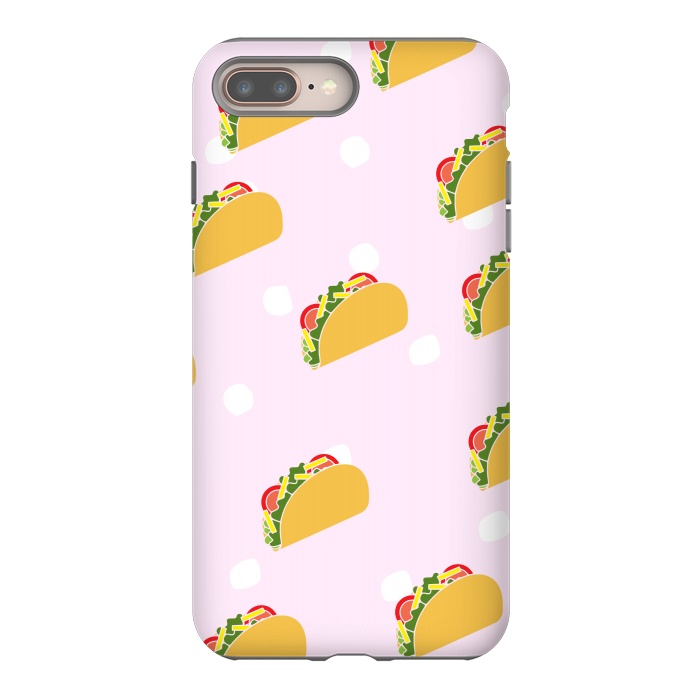 iPhone 8 plus StrongFit Cute Tacos by Karolina