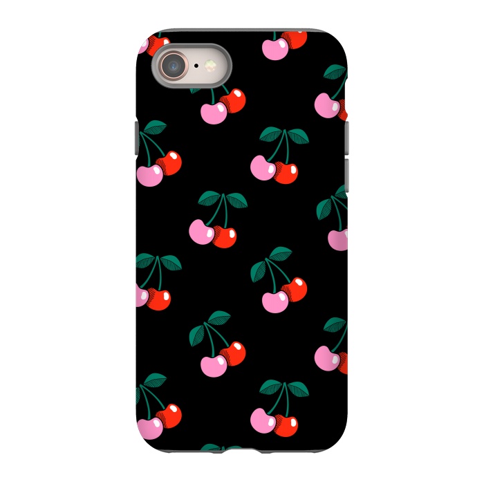 iPhone 8 StrongFit Cherries by Laura Grant