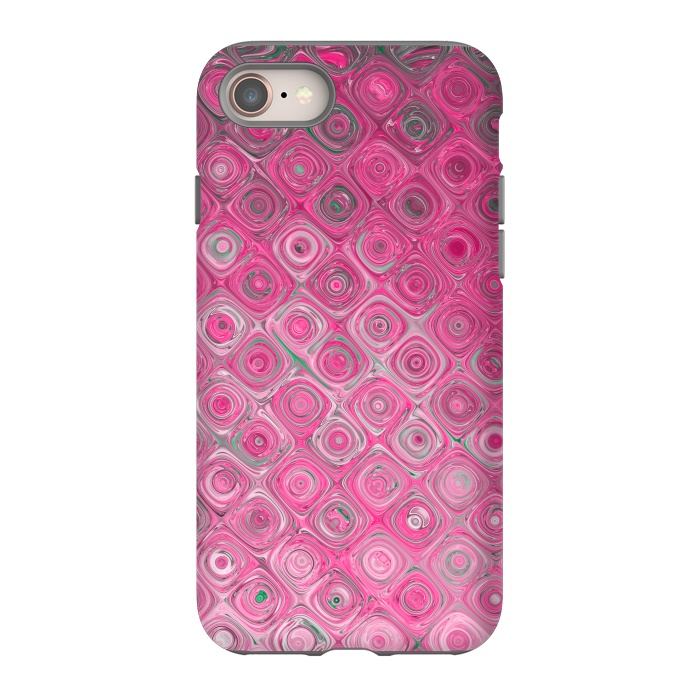 iPhone 8 StrongFit Pink Dreams Fantasie Texture by Andrea Haase
