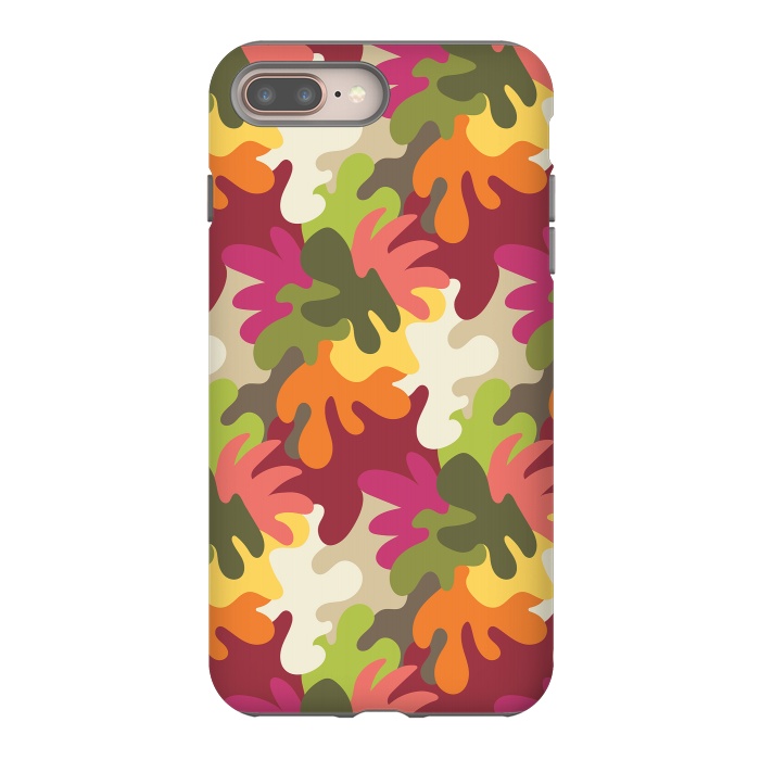 iPhone 8 plus StrongFit Spring Camouflage by Majoih