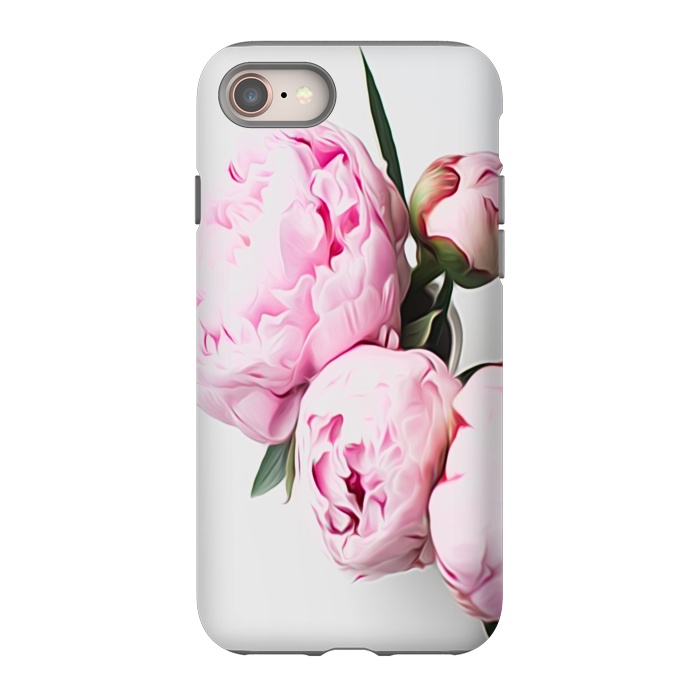 iPhone 8 StrongFit Vase of Peonies by Alemi