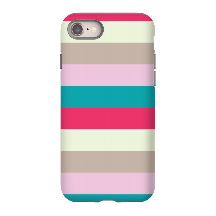 iPhone 8 StrongFit Bold feminine stripes by Martina