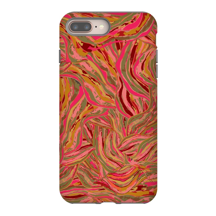 iPhone 8 plus StrongFit Rocky Ripples Carnival by Lotti Brown