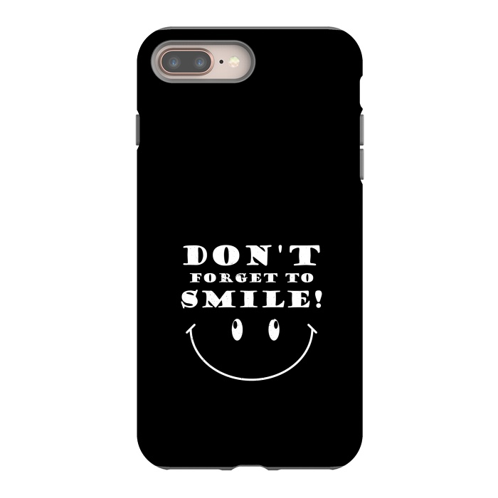 iPhone 8 plus StrongFit dont forget to smile by TMSarts