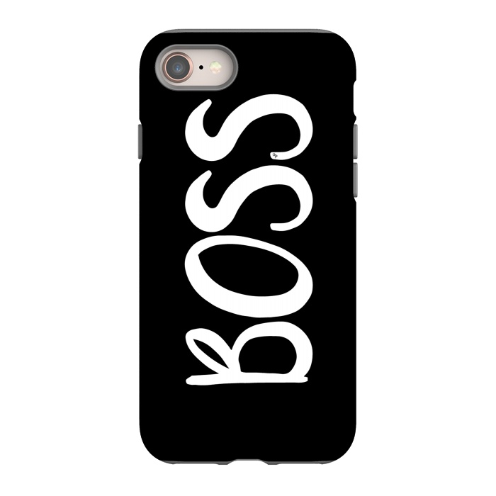 iPhone 8 StrongFit Black Boss by Martina