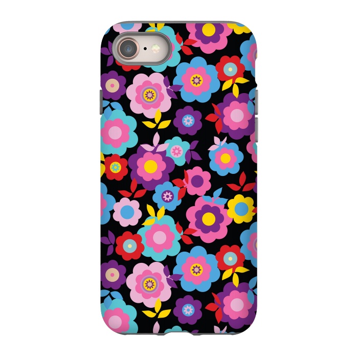 iPhone 8 StrongFit Eilin's Spring Flowers by Bledi