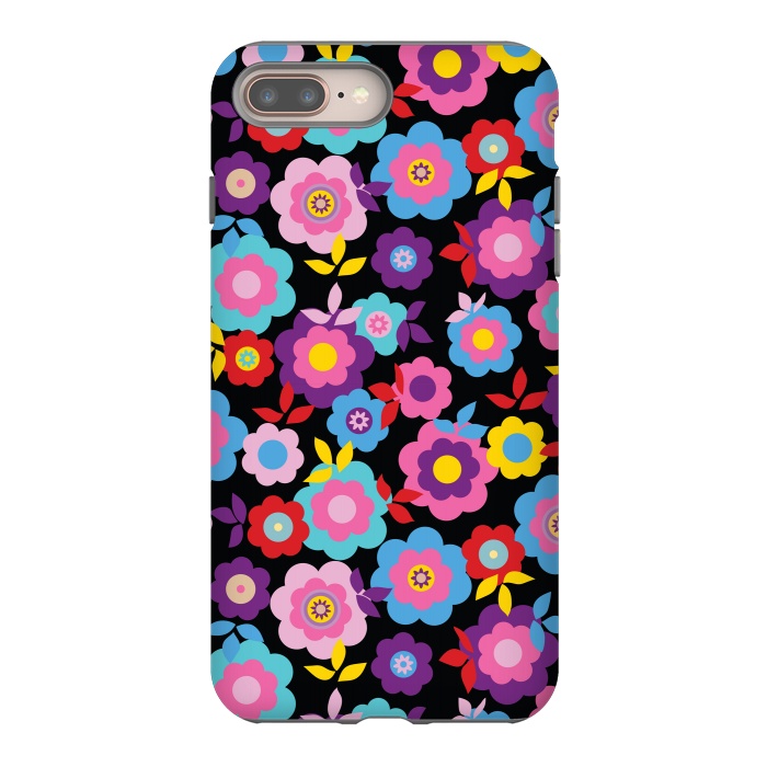 iPhone 8 plus StrongFit Eilin's Spring Flowers by Bledi