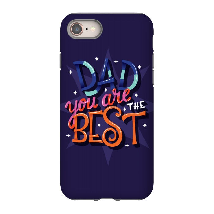 iPhone 8 StrongFit Dad You Are The Best 03 by Jelena Obradovic