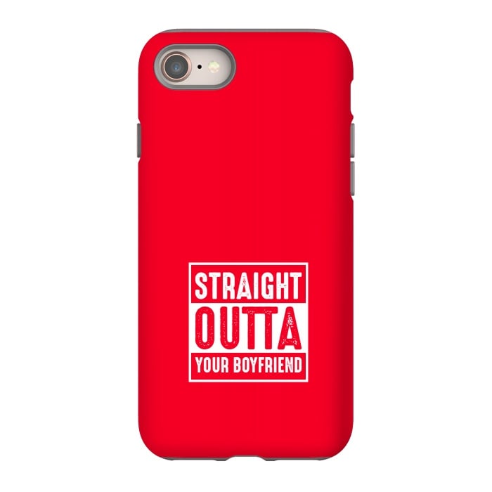 iPhone 8 StrongFit straight outta boyfriend by TMSarts